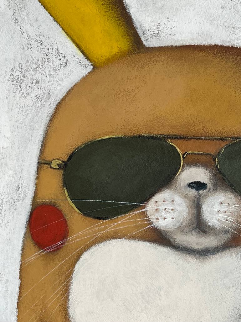 Original Illustration Animal Painting by Olesya Izmaylova