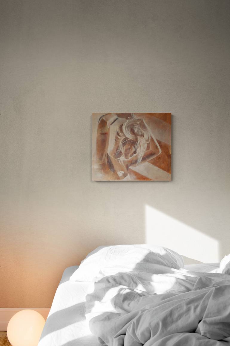 Original Figurative Erotic Painting by Olesya Izmaylova
