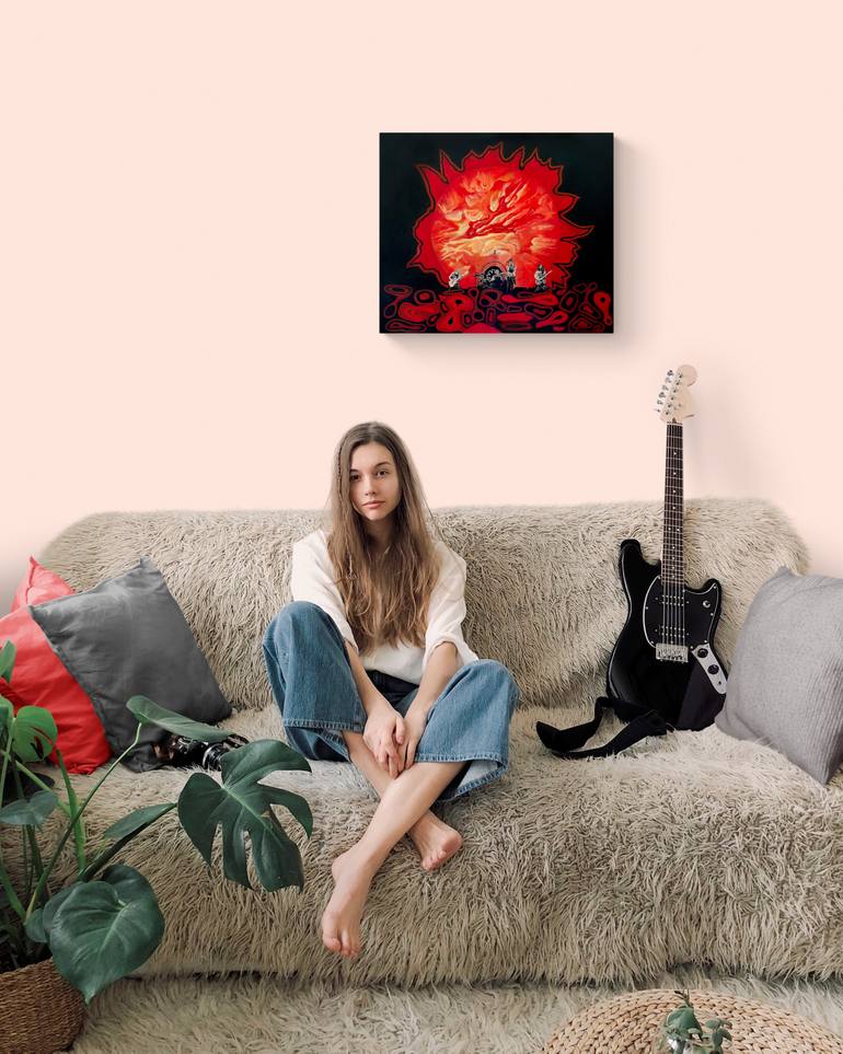 Original Figurative Music Painting by Olesya Izmaylova