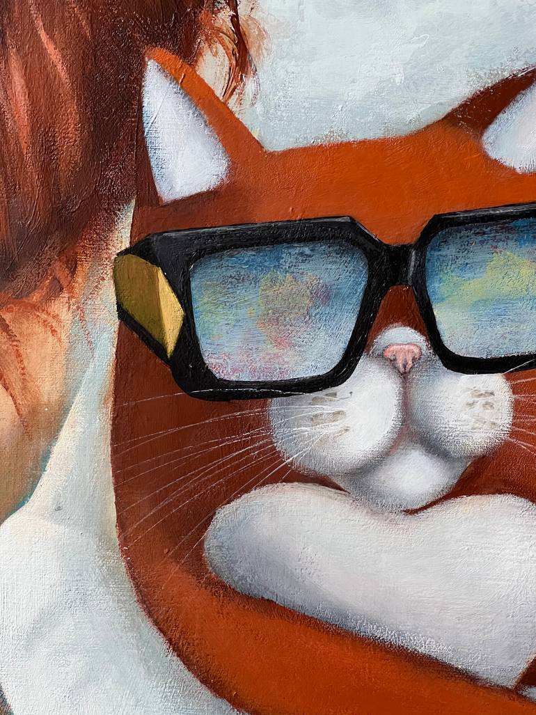 Original Realism Animal Painting by Olesya Izmaylova