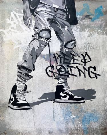 Original Contemporary Graffiti Painting by Olesya Izmaylova