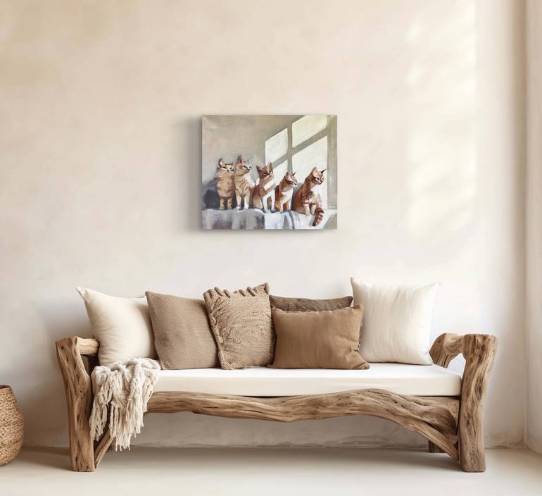 Original Figurative Animal Painting by Olesya Izmaylova
