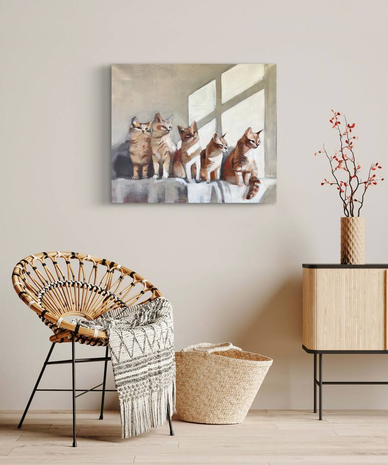 Original Figurative Animal Painting by Olesya Izmaylova