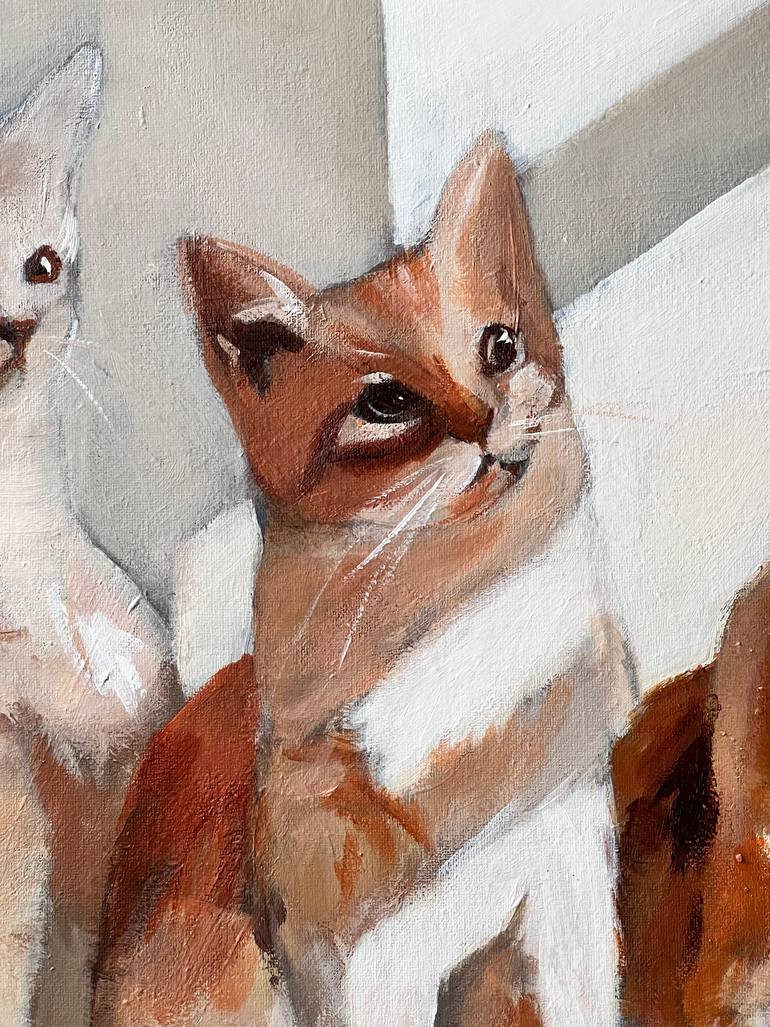 Original Figurative Animal Painting by Olesya Izmaylova