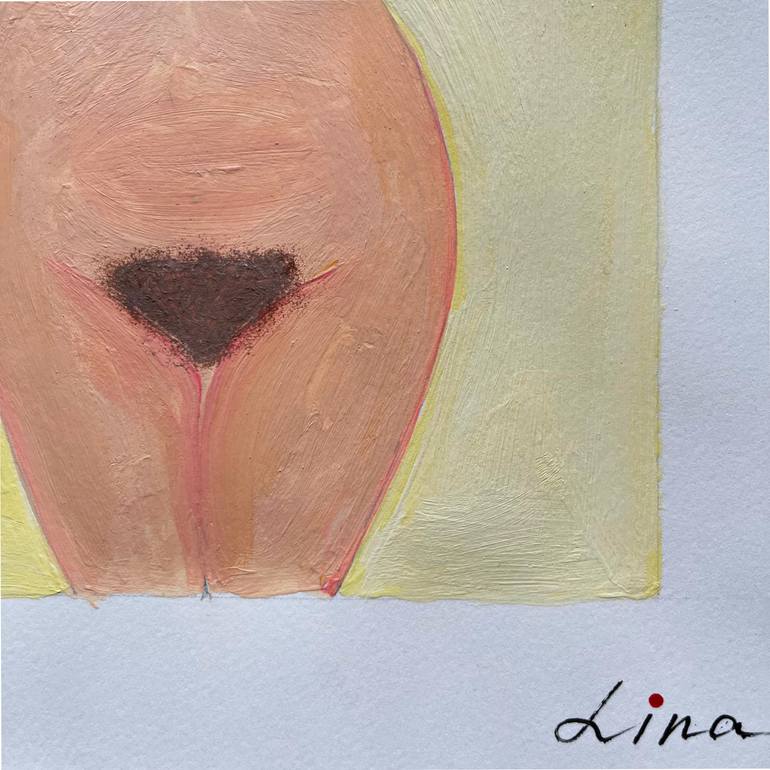 Original Abstract Erotic Painting by Lina Kamysh