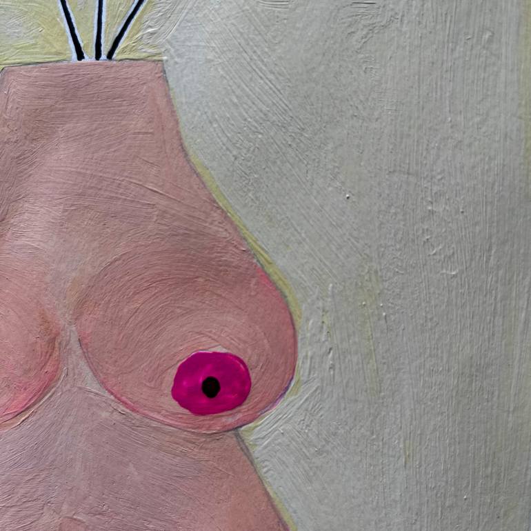 Original Abstract Erotic Painting by Lina Kamysh