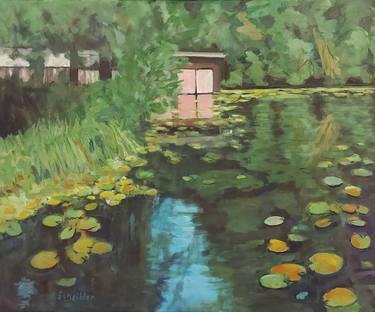 Original Impressionism Landscape Paintings by Angelika Scheibler