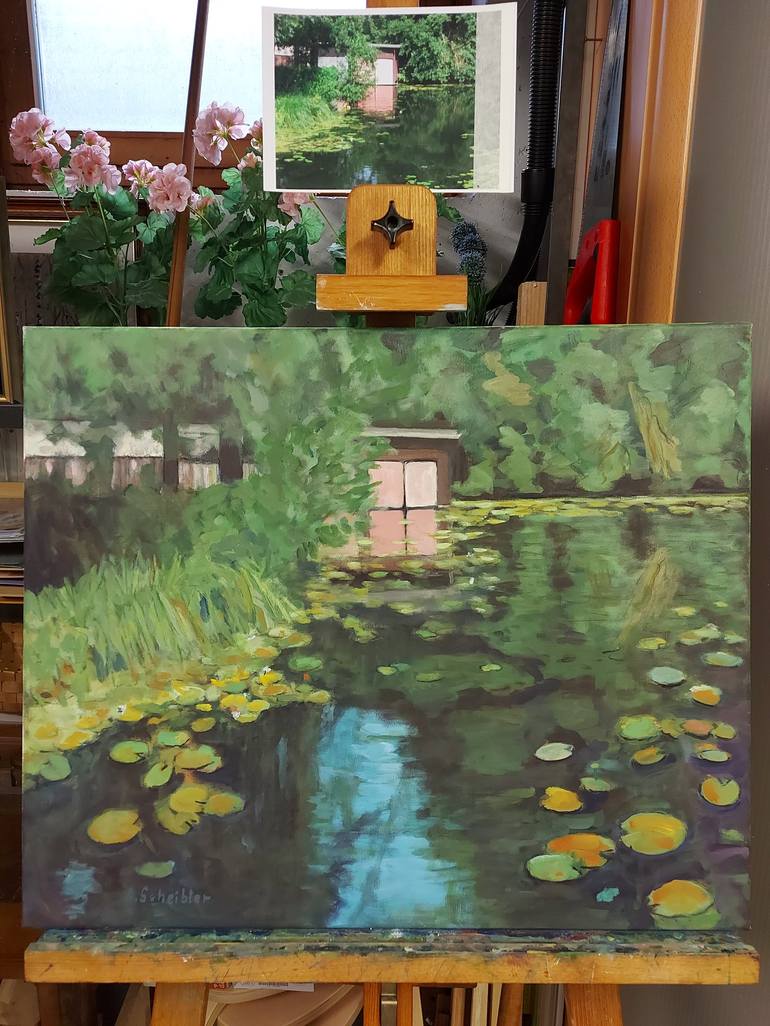 Original Contemporary Landscape Painting by Angelika Scheibler