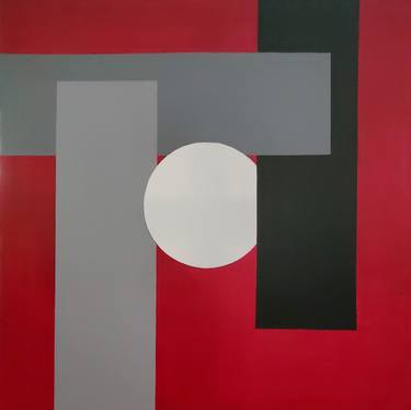 Original Abstract Geometric Paintings by Kate Hessling