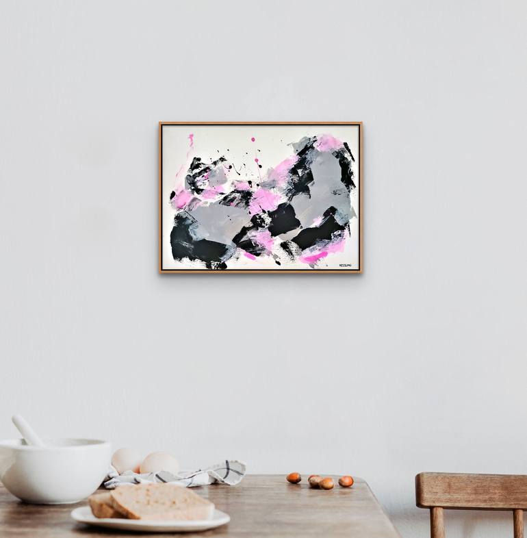 Original Abstract Expressionism Abstract Painting by Kate Hessling