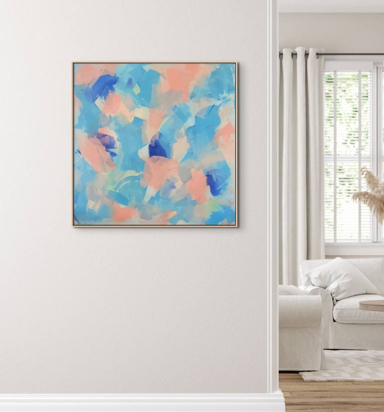 Original Abstract Expressionism Abstract Painting by Kate Hessling