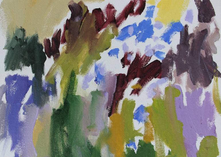 Original Abstract Garden Painting by Shaun Macdavid