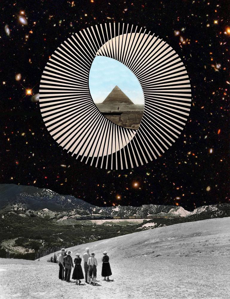 They believed it was Equinox Collage by Jake Fifer Saatchi Art