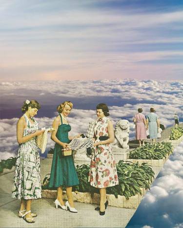 Original Surrealism Fantasy Collage by Jake Fifer