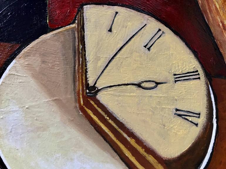 Original Conceptual Time Painting by Mikhail Baranovskiy