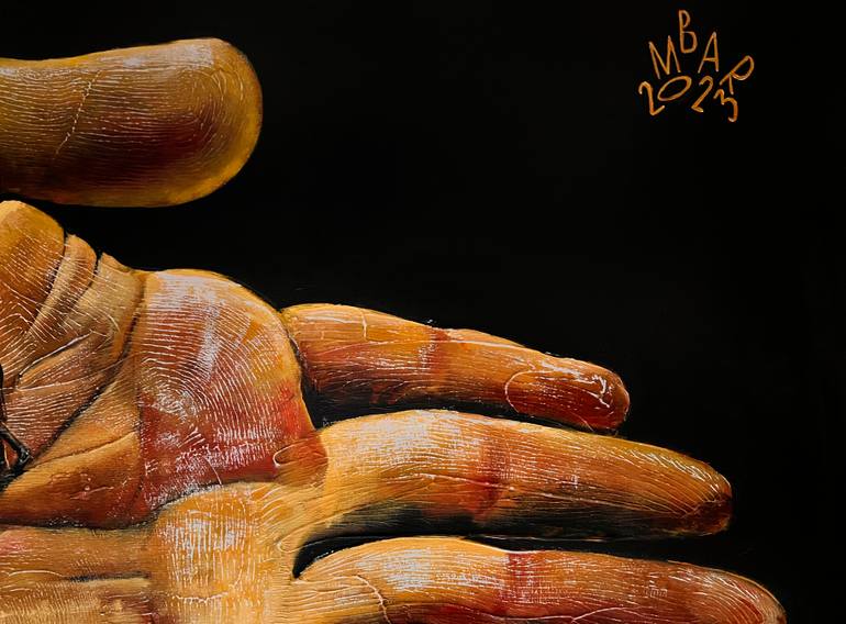 Original Conceptual Men Painting by Mikhail Baranovskiy