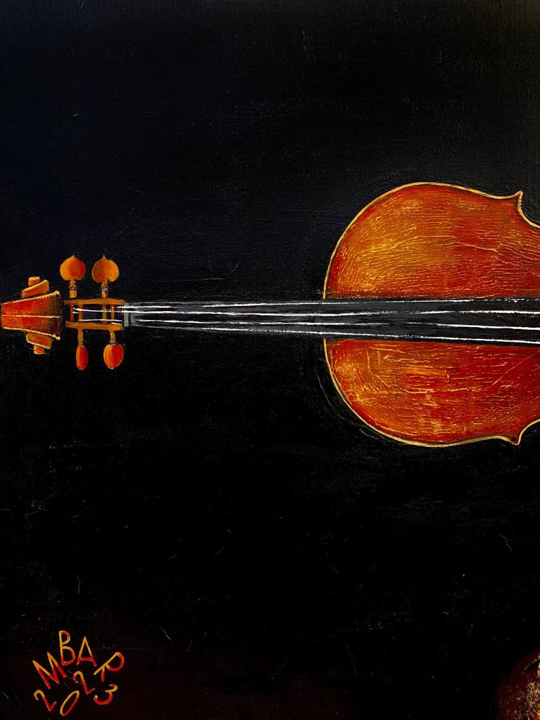 Original Conceptual Music Painting by Mikhail Baranovskiy