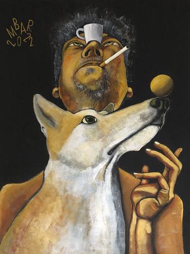 Original Conceptual Dogs Paintings by Mikhail Baranovskiy