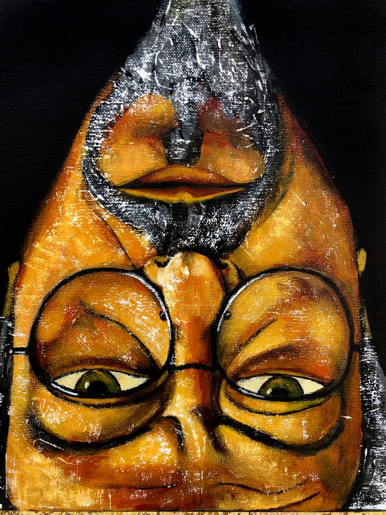 Original Abstract Fantasy Painting by Mikhail Baranovskiy