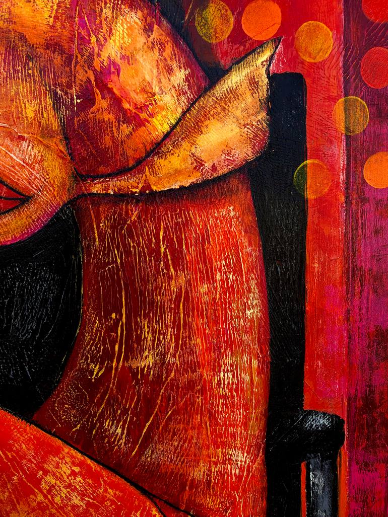 Original Expressionism Animal Painting by Mikhail Baranovskiy