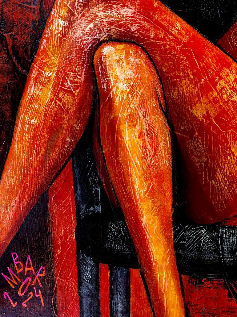 Original Expressionism Animal Painting by Mikhail Baranovskiy