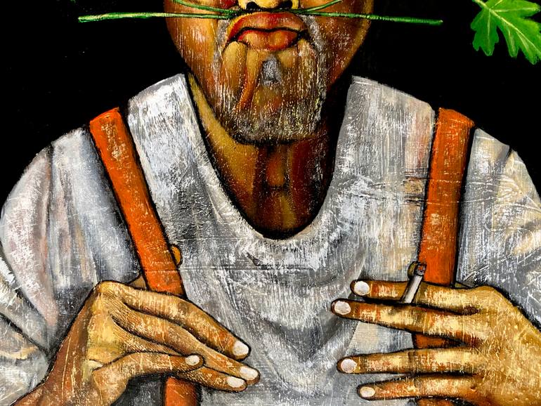 Original Expressionism People Painting by Mikhail Baranovskiy