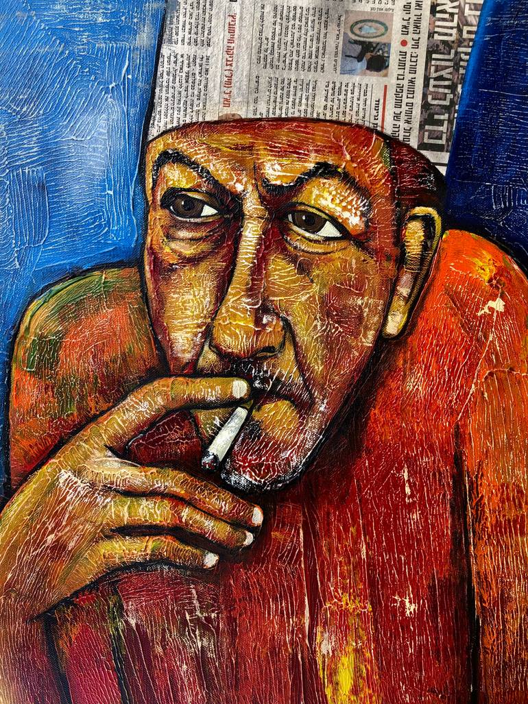 Original Expressionism Religion Painting by Mikhail Baranovskiy