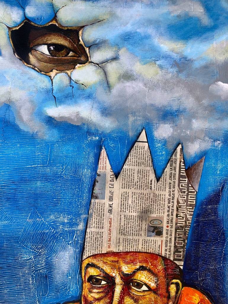 Original Expressionism Religion Painting by Mikhail Baranovskiy