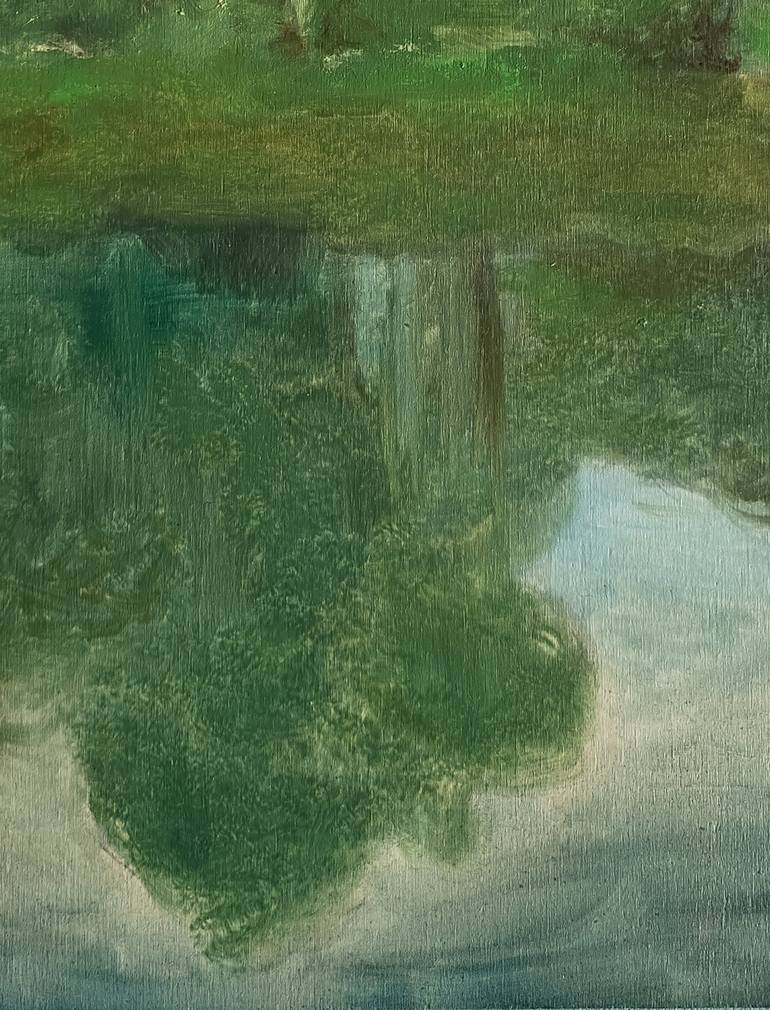 Original Impressionism Nature Painting by Enrico Giulia