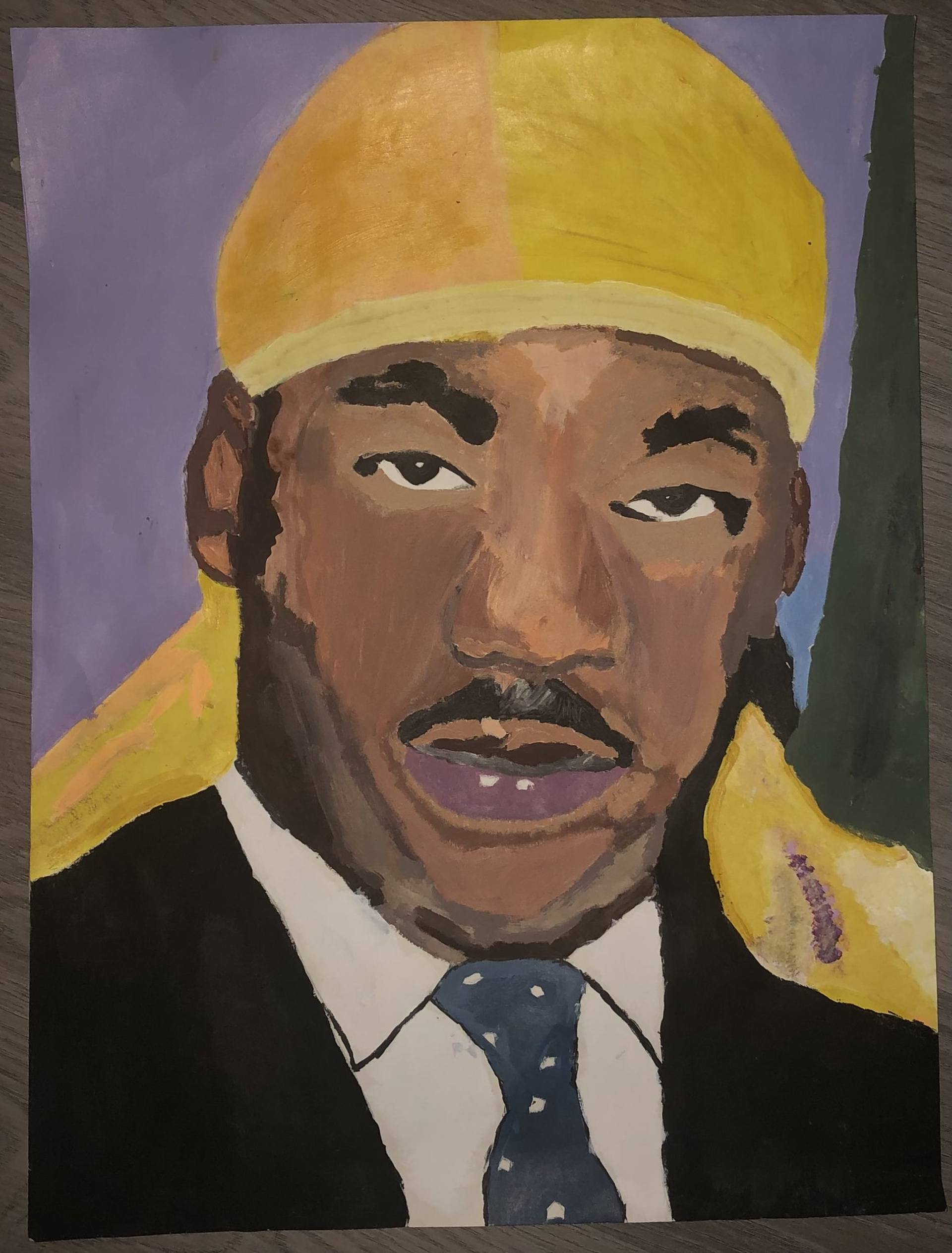 Martin Luther King In a Durag Painting Reem Works | Saatchi Art