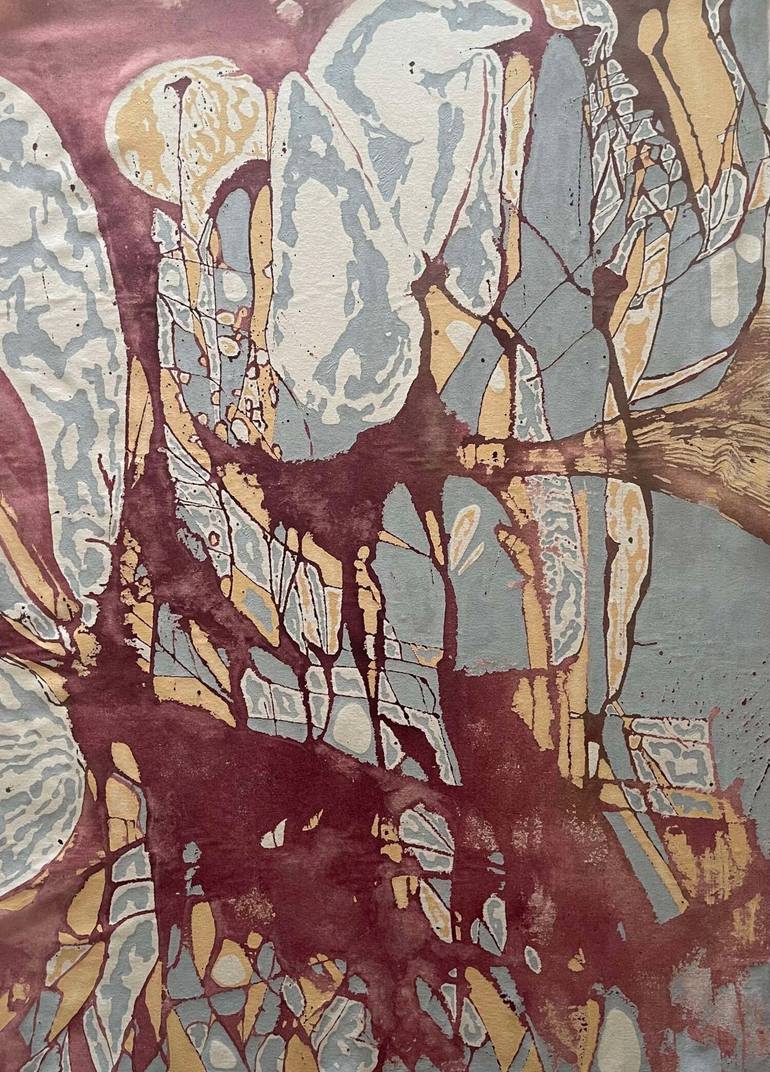 Original Abstract Expressionism Abstract Painting by Anika Macela