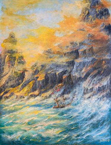 Original Seascape Paintings by Oleg Paliy