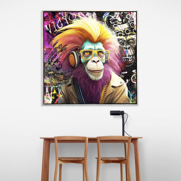 Original Contemporary Graffiti Digital by Harry Hit Art
