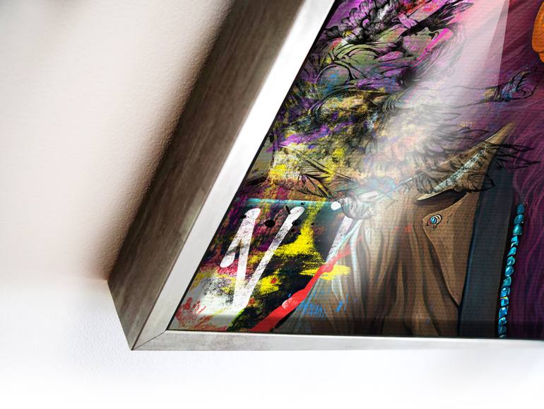 Original Contemporary Graffiti Digital by Harry Hit Art