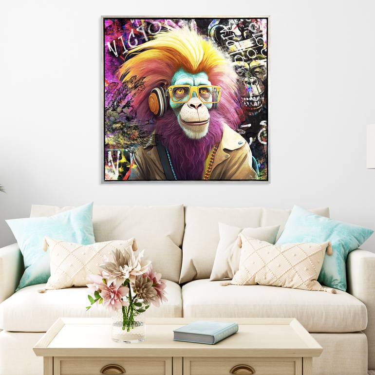 Original Contemporary Graffiti Digital by Harry Hit Art