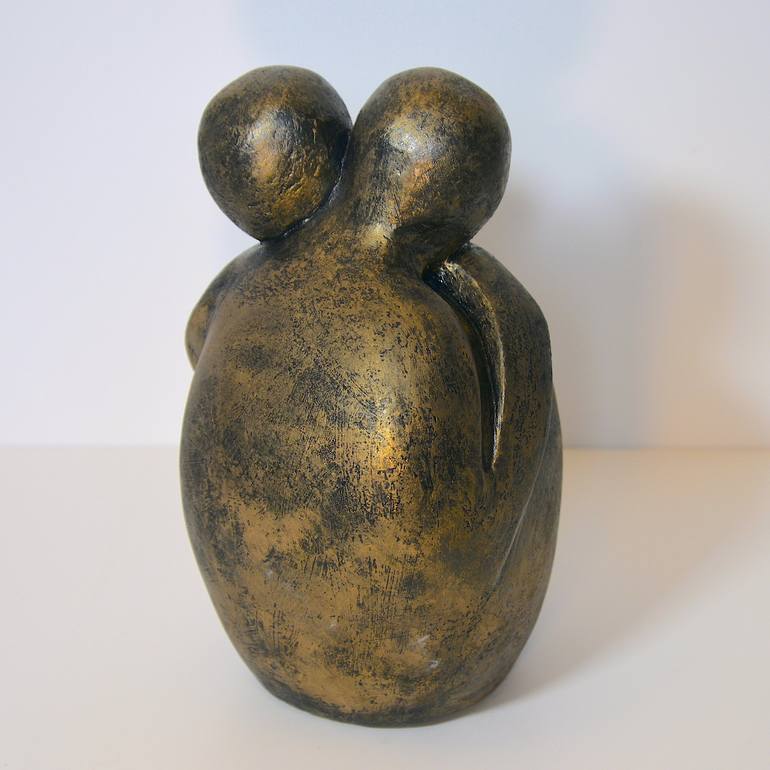 Original Figurative Love Sculpture by Maxine Farmer