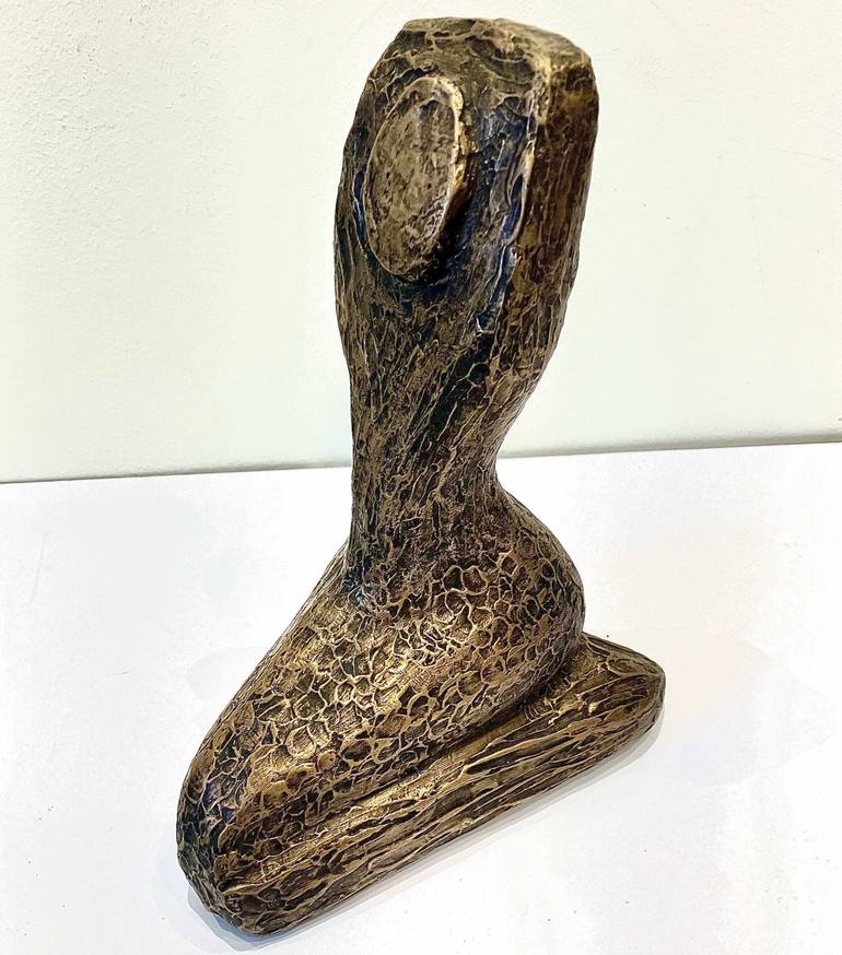 Original Art Nouveau Classical Mythology Sculpture by Maxine Farmer