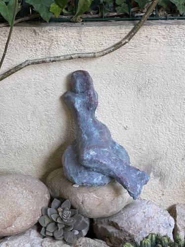 Original Figurative Beach Sculpture by Maxine Farmer