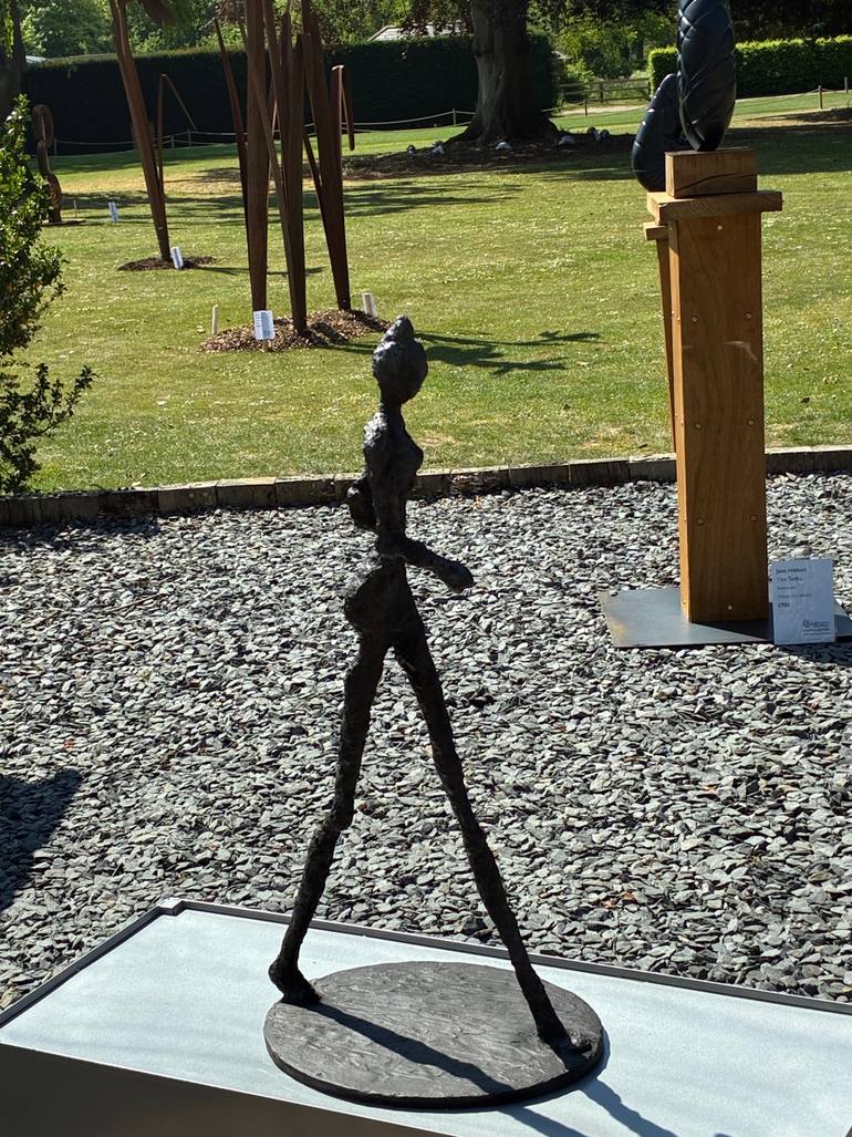 Original Figurative People Sculpture by Maxine Farmer