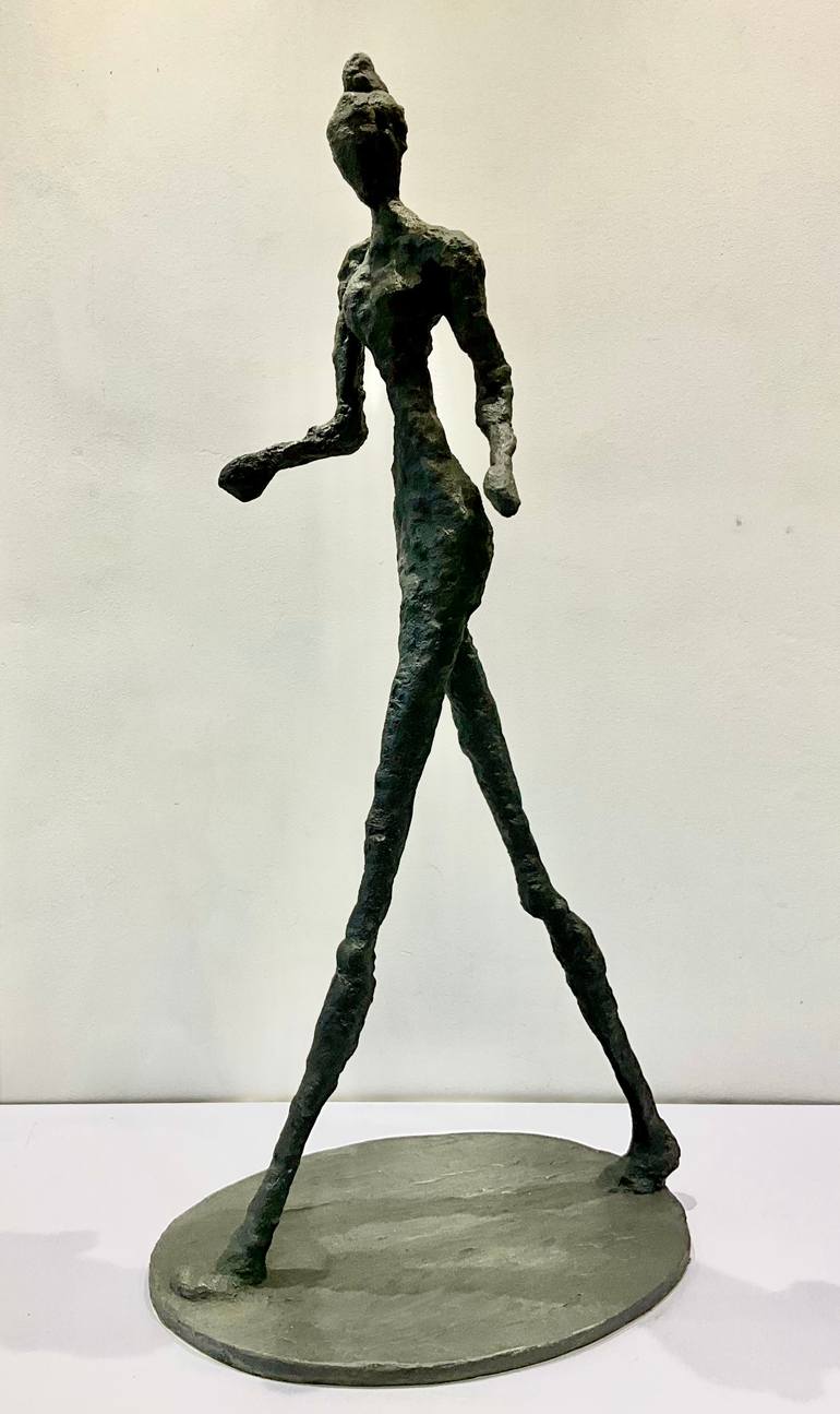 Original Figurative People Sculpture by Maxine Farmer