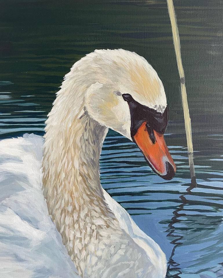 Original Contemporary Animal Painting by Vivia Wisperwind