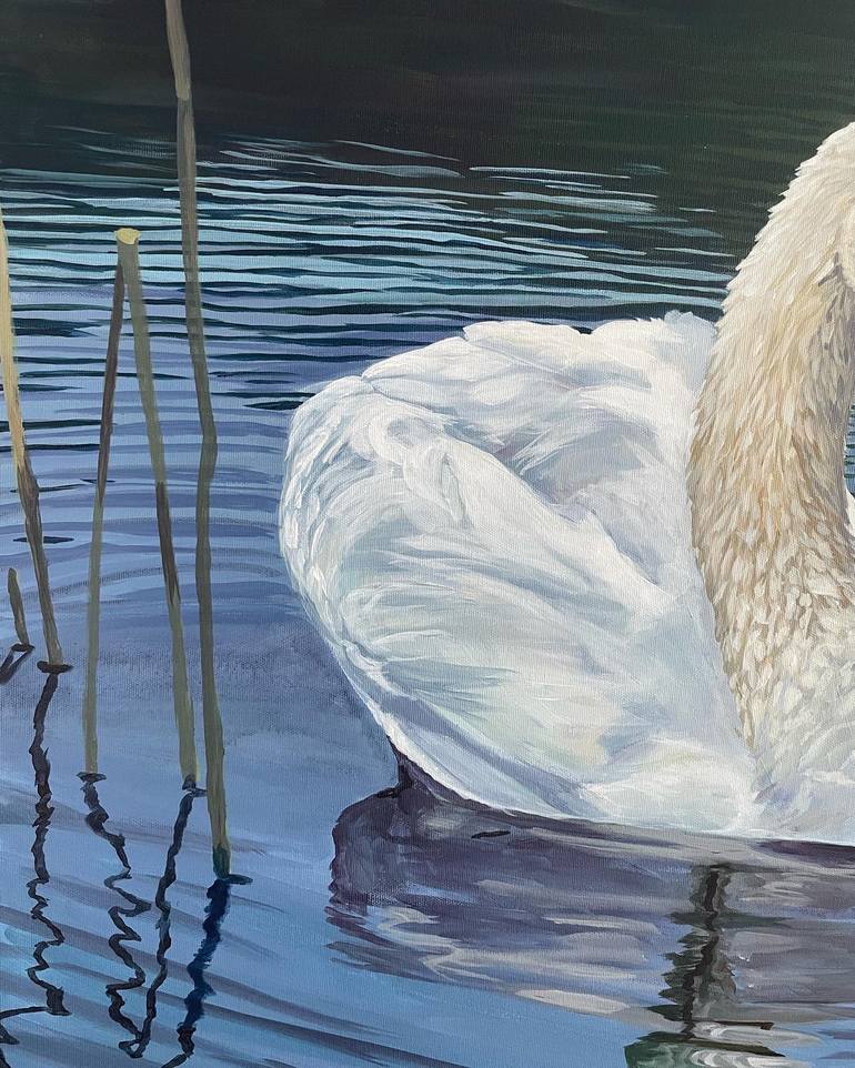 Original Contemporary Animal Painting by Vivia Wisperwind