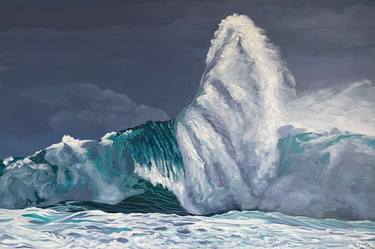 Original Photorealism Seascape Paintings by Vivia Wisperwind