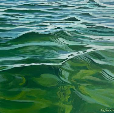 Original Photorealism Water Paintings by Vivia Wisperwind