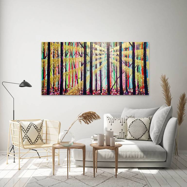 Original Abstract Nature Painting by Angie Wright