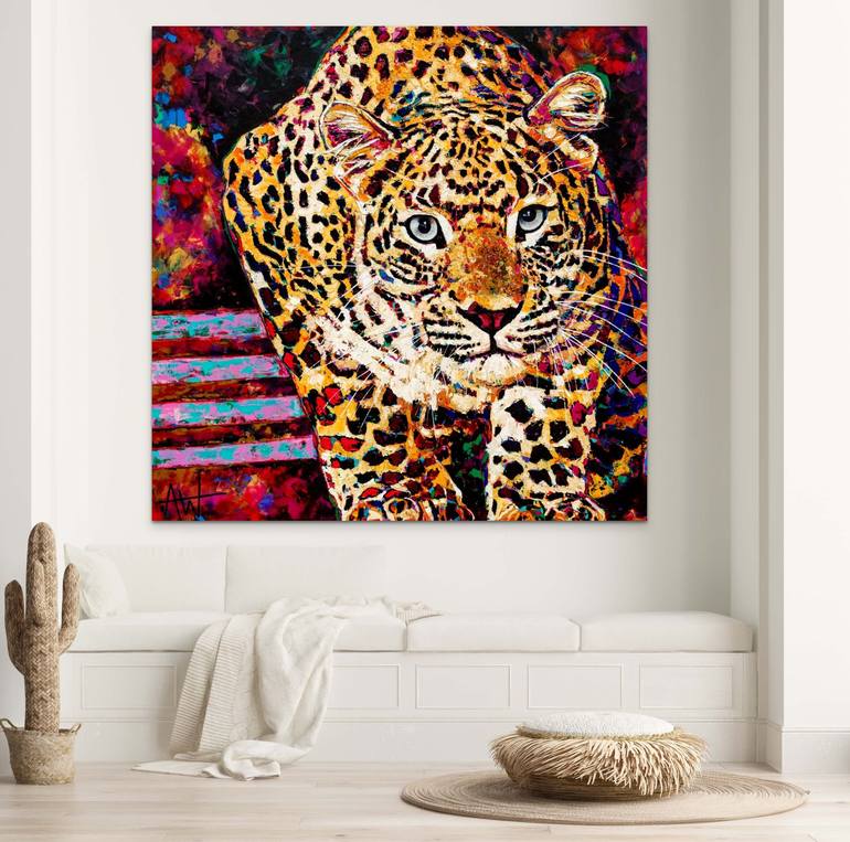 Original Conceptual Animal Painting by Angie Wright