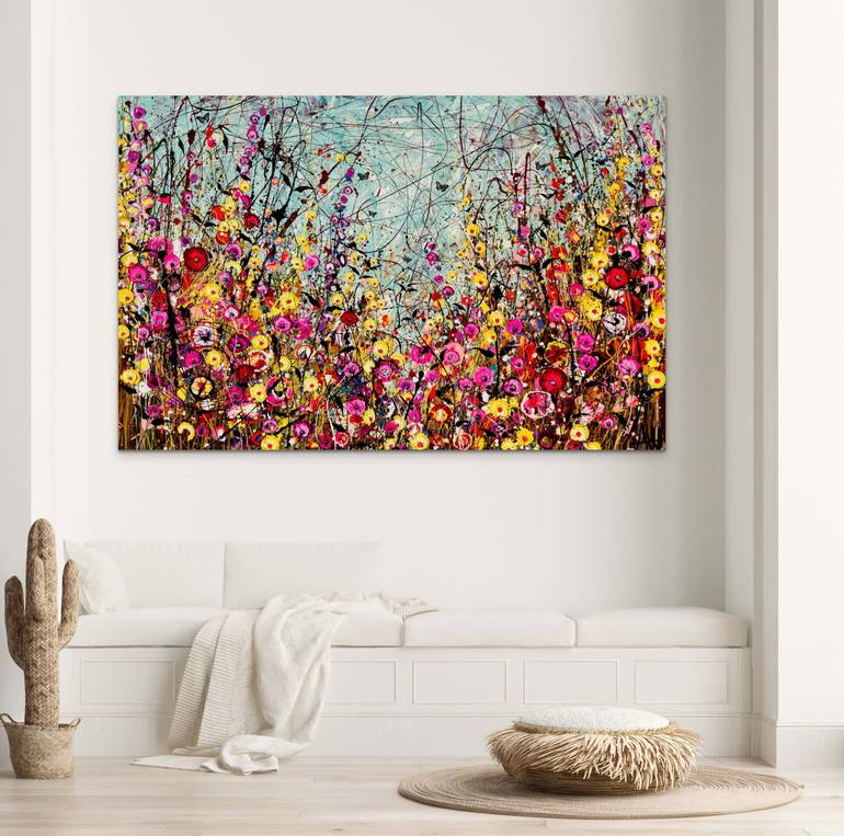 Original Abstract Landscape Painting by Angie Wright