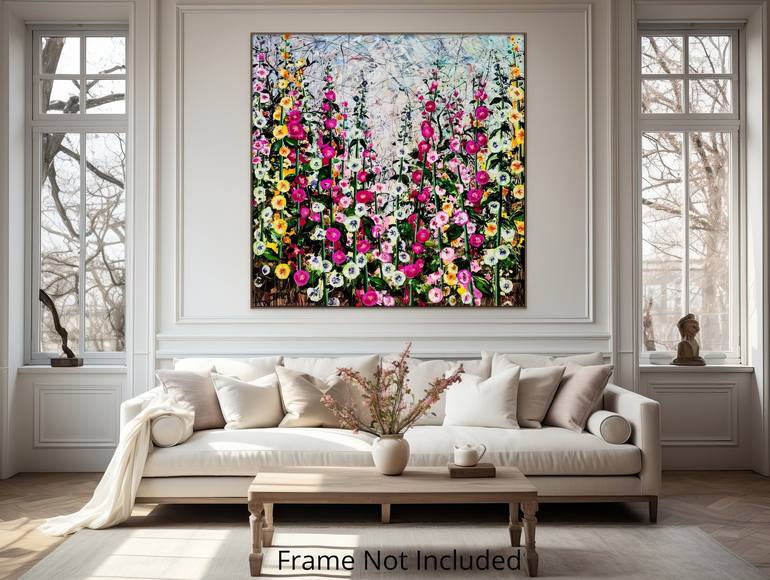 Original Contemporary Floral Painting by Angie Wright