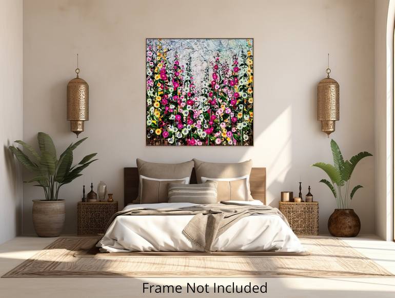 Original Contemporary Floral Painting by Angie Wright