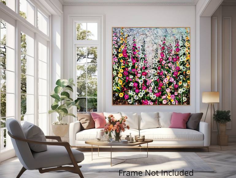 Original Contemporary Floral Painting by Angie Wright